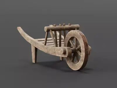 Wheelbarrow Free 3D model purchase