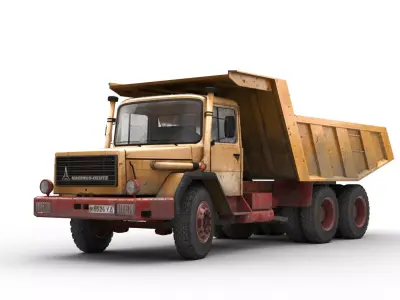 Magirus-Deutz 290D Low-poly 3D model