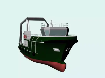 Submarine Vessel 3D model