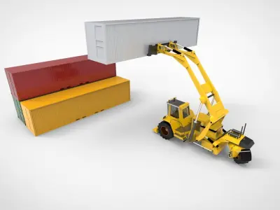Stacker Crane 3D model