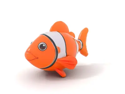 Clownfish Inflatable Toy Model Pack Low-poly 3D model