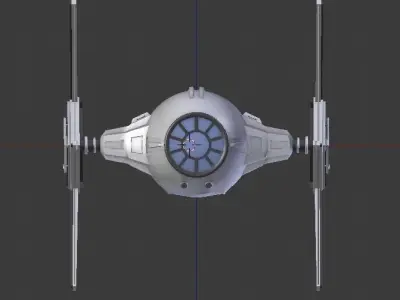Star Wars TIE Ship 3D model