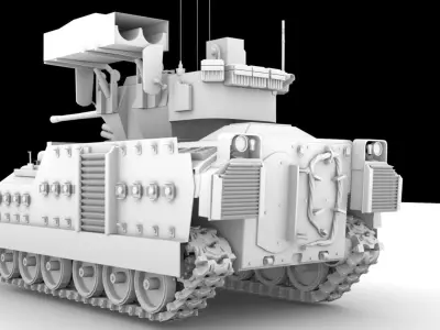 Tank military  3D model