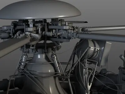 Pick up Helicopter  3D model