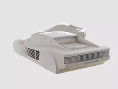Italian 1984-1996 V12 Sports Car Printable 3D model 3D print model
