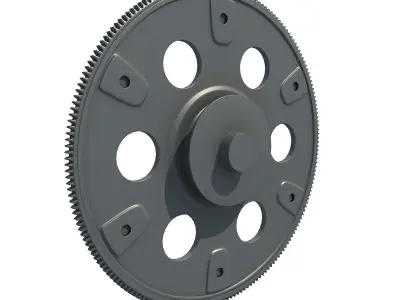 Engine Flywheel 2 3D model