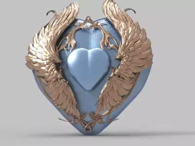 Baroque Heart  3D model