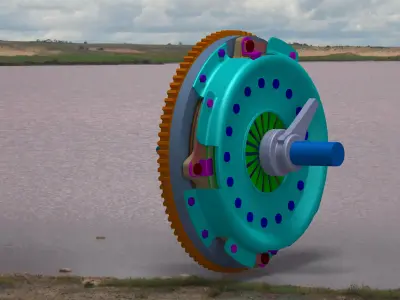 Clutch kit 3D model