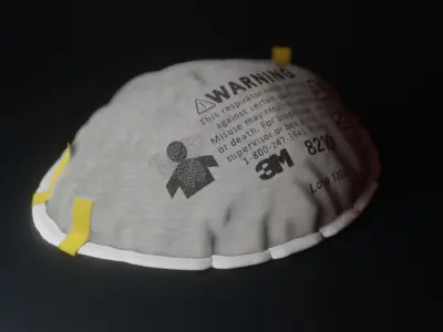 N95 Mask 3D model