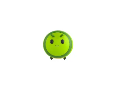 Character204 Caterpillar 3D model