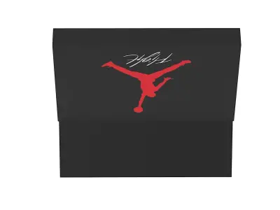 Jordan Box PBR 10 Low-poly 3D model