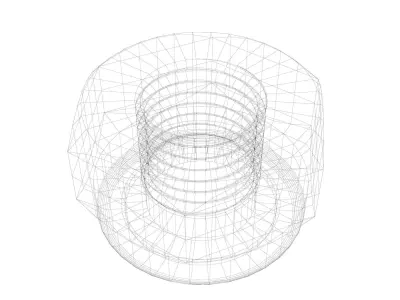Nut 2304 Free 3D model