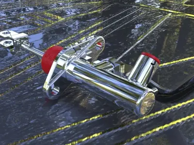 Car Cylinder Clutch Free 3D model