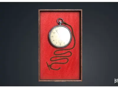 Pocket Watch - Clocks 1900s 3D model