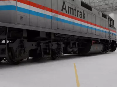 Locomotive EMD F40 3D model