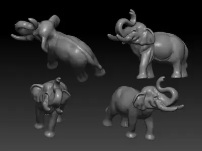 Elephant FOU 3D print model