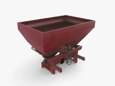 Fertilizer chemical spreader V1 Low-poly 3D model