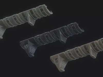 Magpul XTM Hand Stop Low-poly 3D model