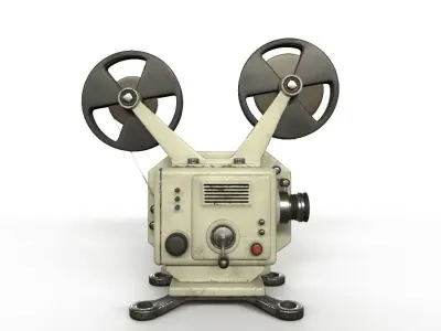 Vintage Projector Camera 3D model