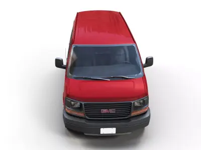 Savana 2500 Low-poly 3D model