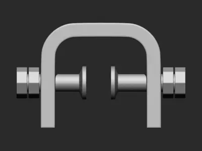 Clamps IMM OBJ Brush Pack 10 in One vol 2 3D model