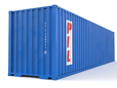 40 feet High Cube  PIL  shipping container 3D model