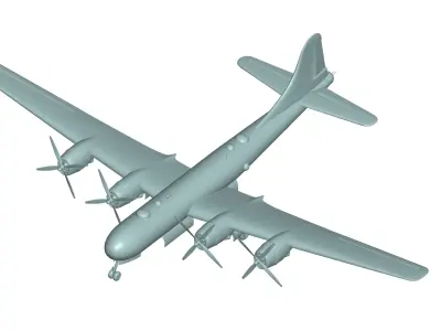Boeing B-29 Superfortress 3D model shop