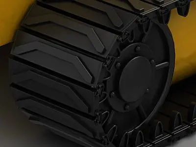 Snowcat bulldozer 3D model