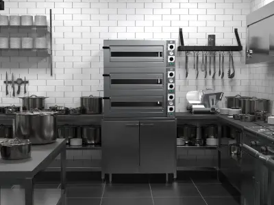  Restaurant Commercial Kitchen Lights On 