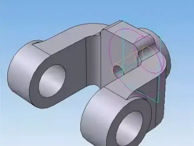 Vilka part of machine 3D model