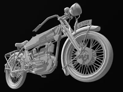 old indian bike model 1913 3D print model