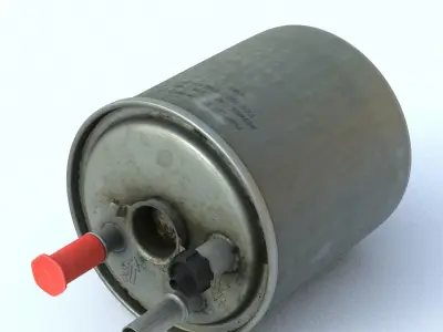 Fuel Filter Low SM Low-poly 3D model