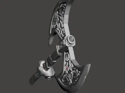 axe viking thor axe 3d for 3d printing 3D print model