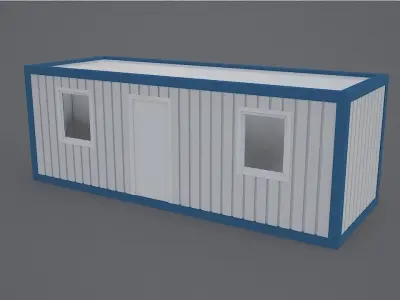 Container house - mobile 3D model