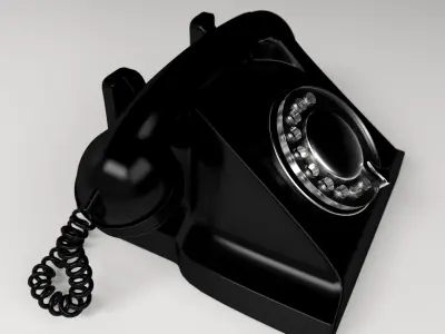 Rotary Phone 3D model
