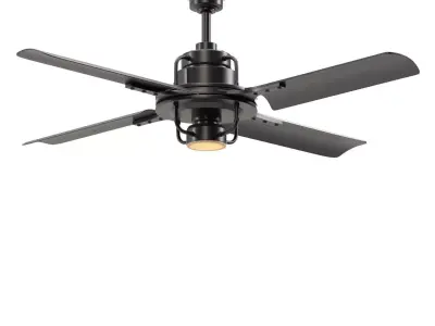 Peregrine Industrial Led Ceiling Fan PBR 3D model