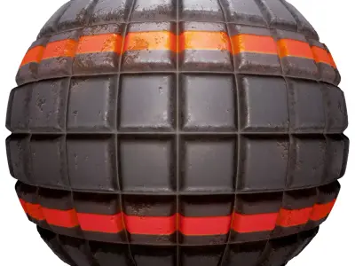 PBR Seamless Sci-Fi Texture 19 Low-poly 3D model