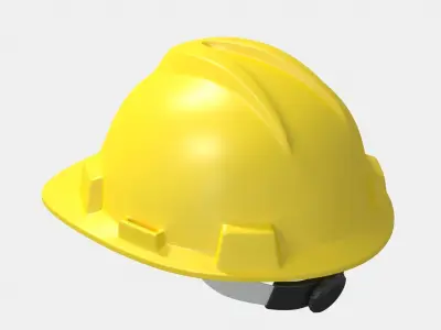 Safety Helmet - Model 2 Low-poly 3D model