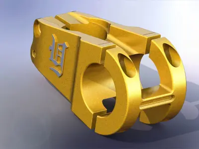 bicycle handlebar clamp 3D model