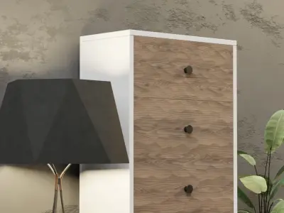 Modern Ikea Drawer Free 3D model
