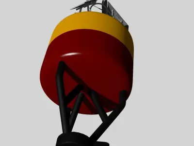 Weather buoy  3D model