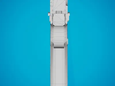 COLT PISTOL Free low-poly 3D model