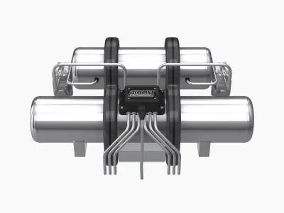 Airlift Performance air suspension kit C Low-poly 3D model