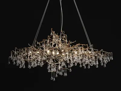 Chandelier serip bijout 3D model