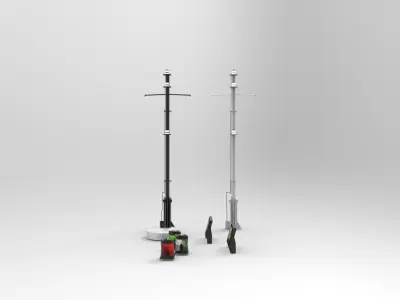Navigate System Boat and yacht 3D model