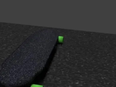 Skateboard longboard 3D print model