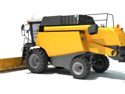 Farm Combine 3D model