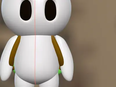 Leaf boy 3D model