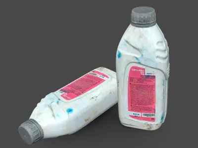 Antifreeze Bottle 3D model purchase