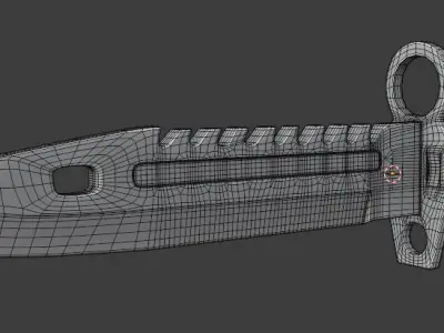 M9 BAYONET Free low-poly 3D model buy